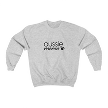 Load image into Gallery viewer, Aussie Mama - Crewneck Sweatshirt (Customizable with your breed)