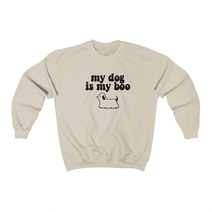 My dog is my boo - Crewneck Sweatshirt