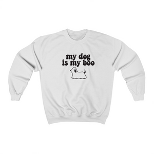 My dog is my boo - Crewneck Sweatshirt