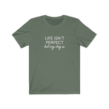 Load image into Gallery viewer, Life isn&#39;t perfect but my dog is - Jersey Tee