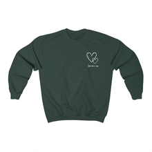 Load image into Gallery viewer, Love Like a Dog (small heart) - Crewneck Sweatshirt