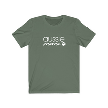 Load image into Gallery viewer, Aussie mama - Jersey Tee (Customizable with your breed)