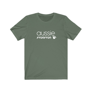 Aussie mama - Jersey Tee (Customizable with your breed)