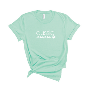 Aussie mama - Jersey Tee (Customizable with your breed)